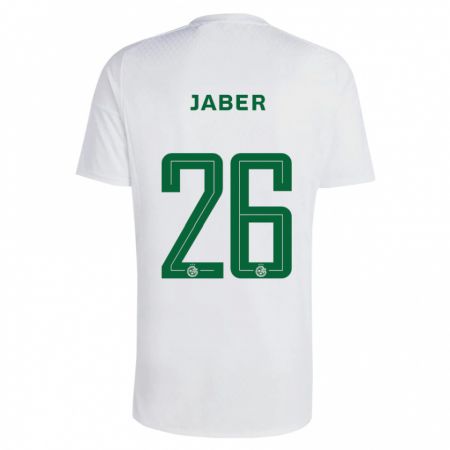 Kandiny Hombre Camiseta Mahmoud Jaber #26 Verde Azul 2ª Equipación 2023/24 La Camisa Chile