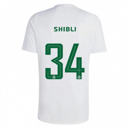 Kandiny Hombre Camiseta Hamza Shibli #34 Verde Azul 2ª Equipación 2023/24 La Camisa Chile