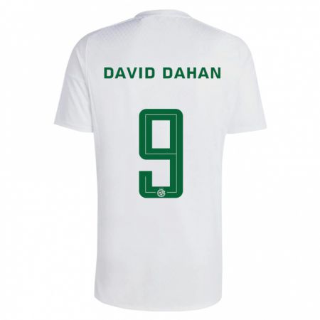 Kandiny Hombre Camiseta Omer David Dahan #9 Verde Azul 2ª Equipación 2023/24 La Camisa Chile