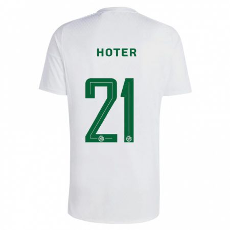 Kandiny Hombre Camiseta Tavor Hoter #21 Verde Azul 2ª Equipación 2023/24 La Camisa Chile