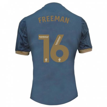 Kandiny Hombre Camiseta Emily Freeman #16 Verde Azulado Oscuro 2ª Equipación 2023/24 La Camisa Chile