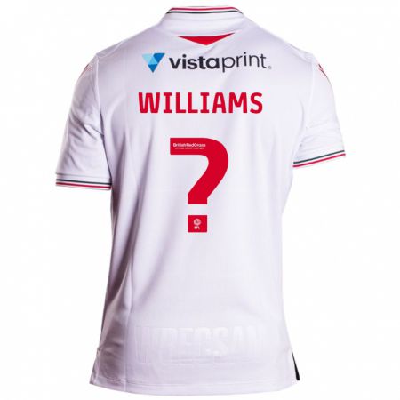 Kandiny Hombre Camiseta Sam Williams #0 Blanco 2ª Equipación 2023/24 La Camisa Chile