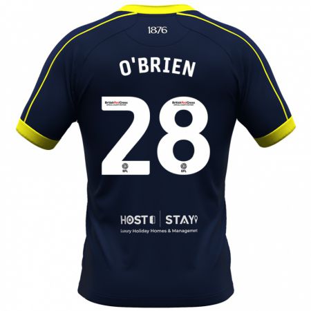 Kandiny Hombre Camiseta Lewis O'brien #28 Armada 2ª Equipación 2023/24 La Camisa Chile