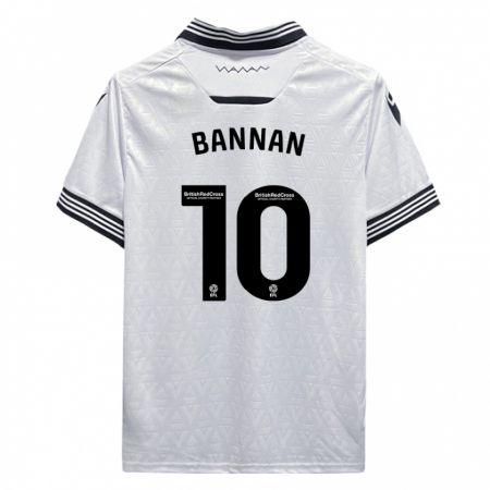 Kandiny Hombre Camiseta Barry Bannan #10 Blanco 2ª Equipación 2023/24 La Camisa Chile