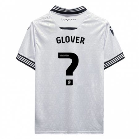 Kandiny Hombre Camiseta Jay Glover #0 Blanco 2ª Equipación 2023/24 La Camisa Chile