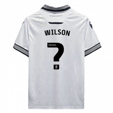 Kandiny Hombre Camiseta Ryan Wilson #0 Blanco 2ª Equipación 2023/24 La Camisa Chile