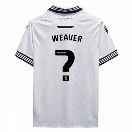 Kandiny Hombre Camiseta Ernie Weaver #0 Blanco 2ª Equipación 2023/24 La Camisa Chile