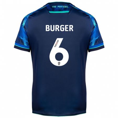 Kandiny Hombre Camiseta Wouter Burger #6 Armada 2ª Equipación 2023/24 La Camisa Chile