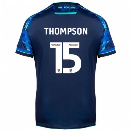 Kandiny Hombre Camiseta Jordan Thompson #15 Armada 2ª Equipación 2023/24 La Camisa Chile