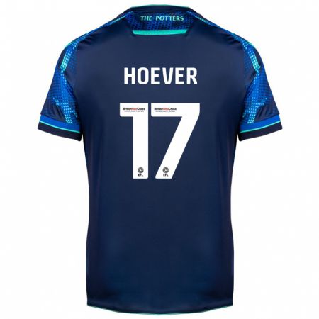 Kandiny Hombre Camiseta Ki-Jana Hoever #17 Armada 2ª Equipación 2023/24 La Camisa Chile