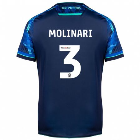 Kandiny Hombre Camiseta Lucia Molinari #3 Armada 2ª Equipación 2023/24 La Camisa Chile