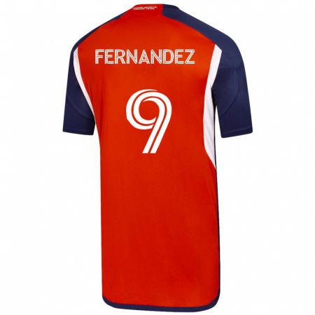 Kandiny Hombre Camiseta Leandro Fernández #9 Blanco 2ª Equipación 2023/24 La Camisa Chile