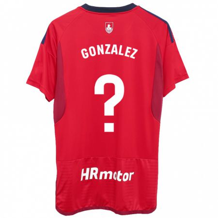 Kandiny Mujer Camiseta Iker González #0 Rojo 1ª Equipación 2023/24 La Camisa Chile