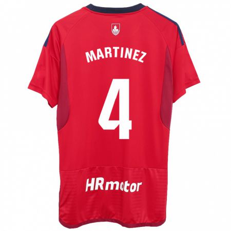 Kandiny Mujer Camiseta Vera Martínez Viota #4 Rojo 1ª Equipación 2023/24 La Camisa Chile