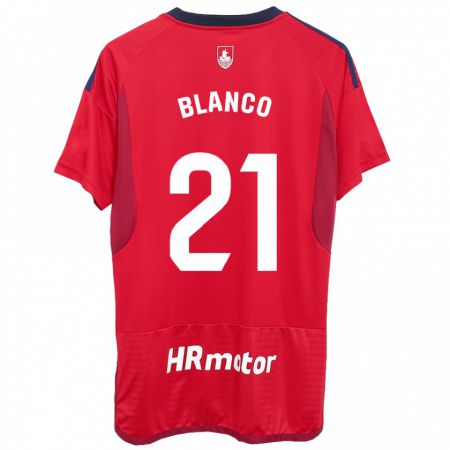 Kandiny Mujer Camiseta Alexia Blanco Llacuno #21 Rojo 1ª Equipación 2023/24 La Camisa Chile