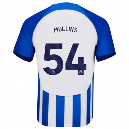 Kandiny Mujer Camiseta Jamie Mullins #54 Azul 1ª Equipación 2023/24 La Camisa Chile