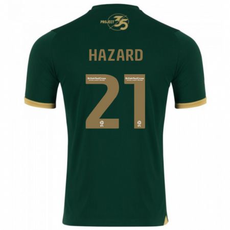 Kandiny Mujer Camiseta Conor Hazard #21 Verde 1ª Equipación 2023/24 La Camisa Chile