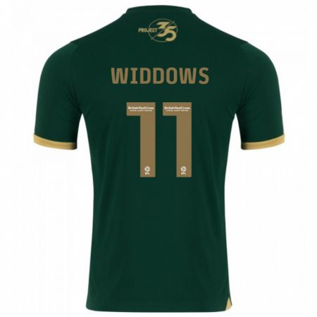 Kandiny Mujer Camiseta Jade Widdows #11 Verde 1ª Equipación 2023/24 La Camisa Chile