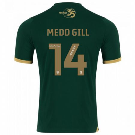 Kandiny Mujer Camiseta Tamsin Medd-Gill #14 Verde 1ª Equipación 2023/24 La Camisa Chile