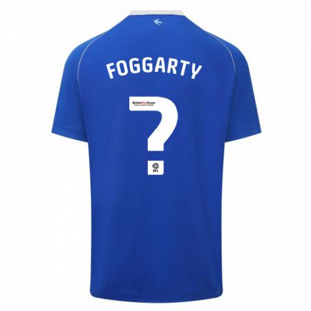 Kandiny Mujer Camiseta Corey Foggarty #0 Azul 1ª Equipación 2023/24 La Camisa Chile