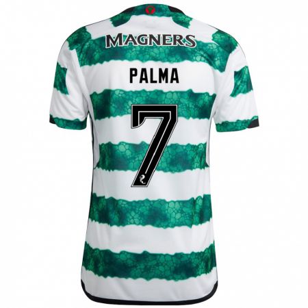 Kandiny Mujer Camiseta Luis Palma #7 Verde 1ª Equipación 2023/24 La Camisa Chile