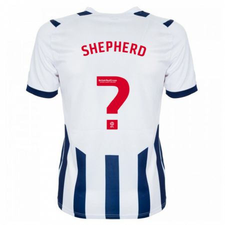 Kandiny Mujer Camiseta Jacob Shepherd #0 Blanco 1ª Equipación 2023/24 La Camisa Chile