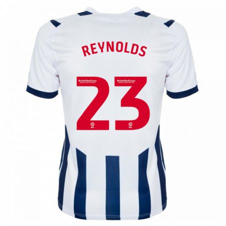 Kandiny Mujer Camiseta Taylor Reynolds #23 Blanco 1ª Equipación 2023/24 La Camisa Chile