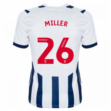 Kandiny Mujer Camiseta Nna Miller #26 Blanco 1ª Equipación 2023/24 La Camisa Chile