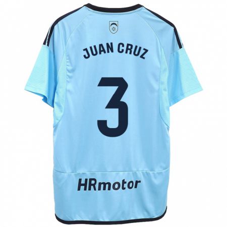 Kandiny Mujer Camiseta Juan Cruz #3 Azul 2ª Equipación 2023/24 La Camisa Chile