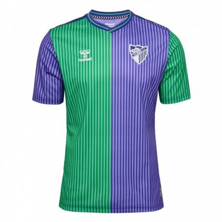 Kandiny Mujer Camiseta Bilal Ouacharaf #3 Verde Azul 2ª Equipación 2023/24 La Camisa Chile