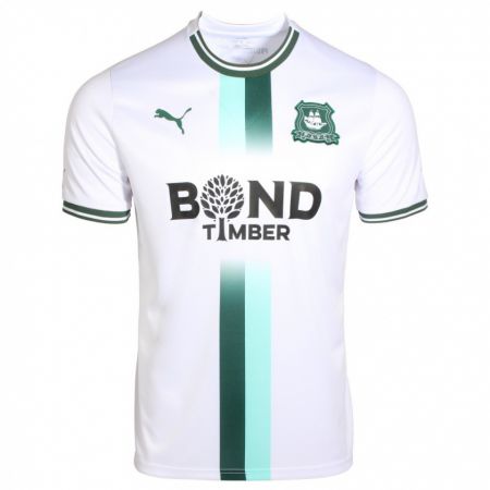 Kandiny Mujer Camiseta Jensen Ireland #0 Blanco 2ª Equipación 2023/24 La Camisa Chile