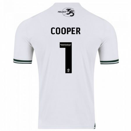 Kandiny Mujer Camiseta Michael Cooper #1 Blanco 2ª Equipación 2023/24 La Camisa Chile