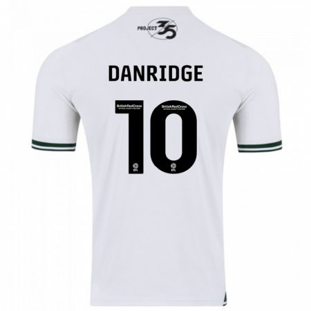 Kandiny Mujer Camiseta Rebecca Danridge #10 Blanco 2ª Equipación 2023/24 La Camisa Chile