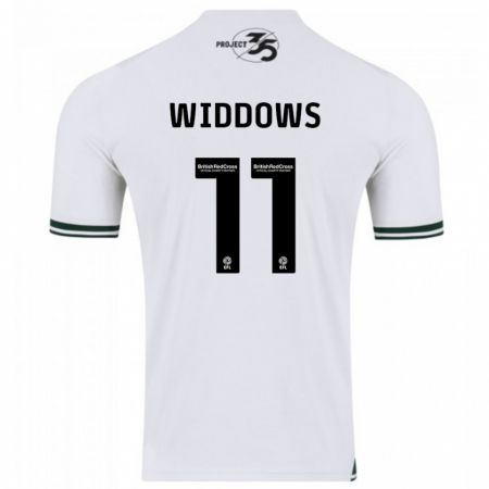 Kandiny Mujer Camiseta Jade Widdows #11 Blanco 2ª Equipación 2023/24 La Camisa Chile