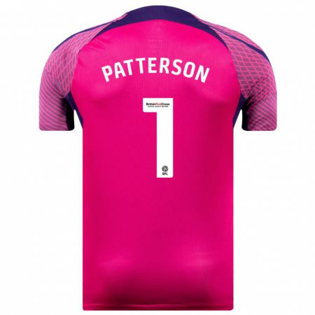 Kandiny Mujer Camiseta Anthony Patterson #1 Morado 2ª Equipación 2023/24 La Camisa Chile