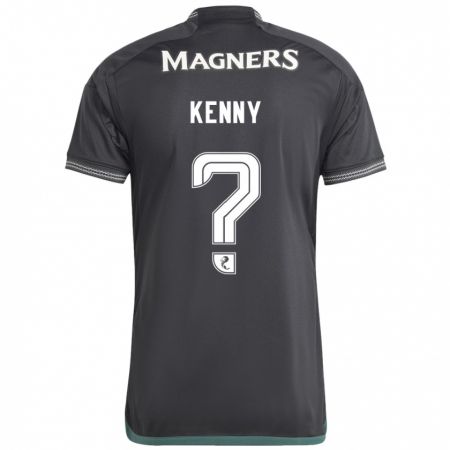 Kandiny Mujer Camiseta Johnny Kenny #0 Negro 2ª Equipación 2023/24 La Camisa Chile