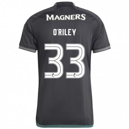 Kandiny Mujer Camiseta Matt O'riley #33 Negro 2ª Equipación 2023/24 La Camisa Chile