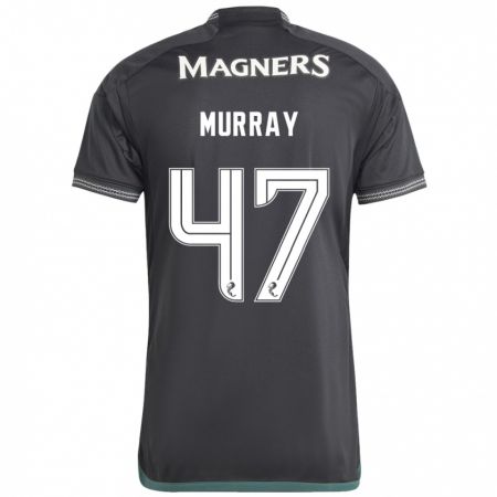 Kandiny Mujer Camiseta Dane Murray #47 Negro 2ª Equipación 2023/24 La Camisa Chile