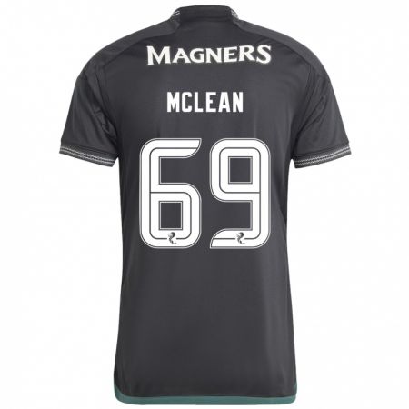 Kandiny Mujer Camiseta Kai Mclean #69 Negro 2ª Equipación 2023/24 La Camisa Chile