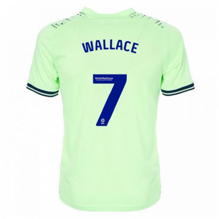 Kandiny Mujer Camiseta Jed Wallace #7 Armada 2ª Equipación 2023/24 La Camisa Chile