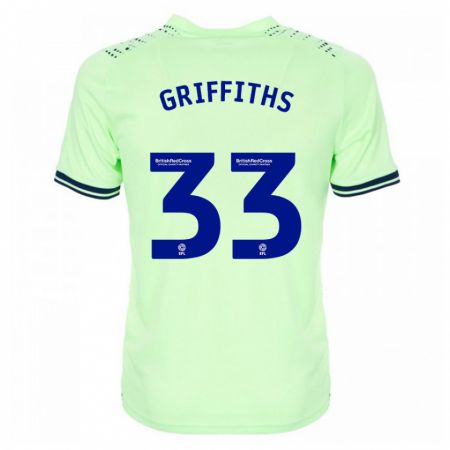 Kandiny Mujer Camiseta Josh Griffiths #33 Armada 2ª Equipación 2023/24 La Camisa Chile