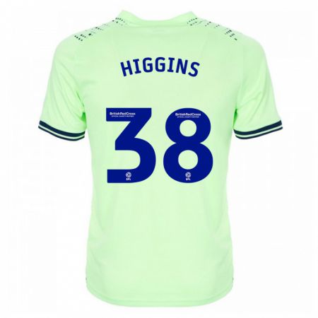 Kandiny Mujer Camiseta Akeel Higgins #38 Armada 2ª Equipación 2023/24 La Camisa Chile