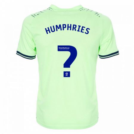 Kandiny Mujer Camiseta Evan Humphries #0 Armada 2ª Equipación 2023/24 La Camisa Chile