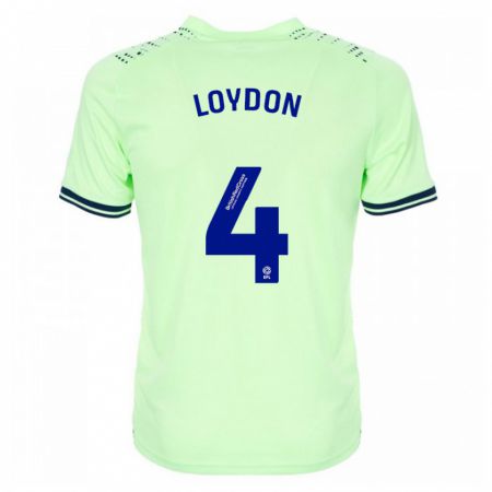 Kandiny Mujer Camiseta Abi Loydon #4 Armada 2ª Equipación 2023/24 La Camisa Chile