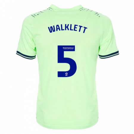 Kandiny Mujer Camiseta Kerry Walklett #5 Armada 2ª Equipación 2023/24 La Camisa Chile