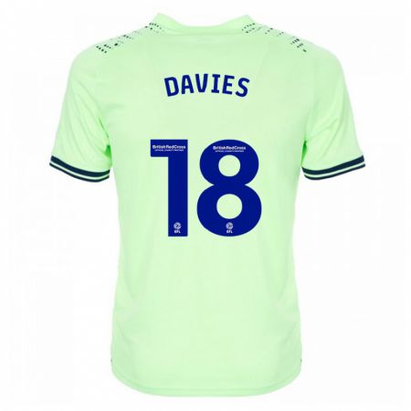 Kandiny Mujer Camiseta Jessica Davies #18 Armada 2ª Equipación 2023/24 La Camisa Chile