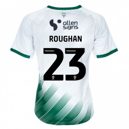 Kandiny Mujer Camiseta Sean Roughan #23 Blanco 2ª Equipación 2023/24 La Camisa Chile