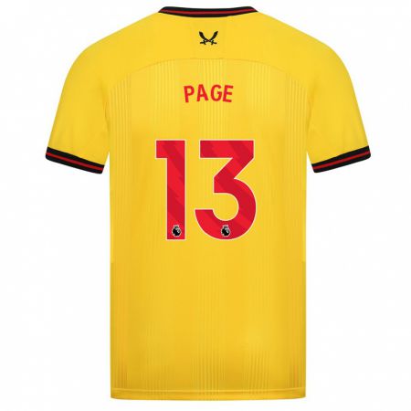 Kandiny Mujer Camiseta Olivia Jane Page #13 Amarillo 2ª Equipación 2023/24 La Camisa Chile