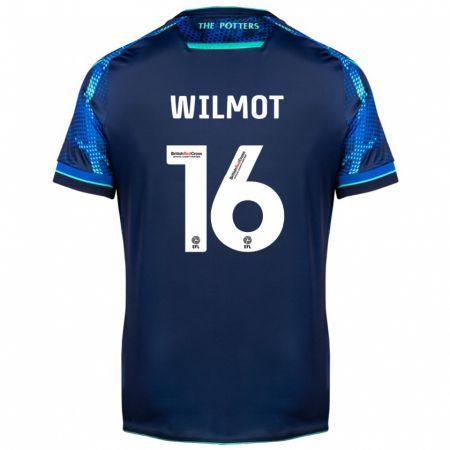 Kandiny Mujer Camiseta Ben Wilmot #16 Armada 2ª Equipación 2023/24 La Camisa Chile