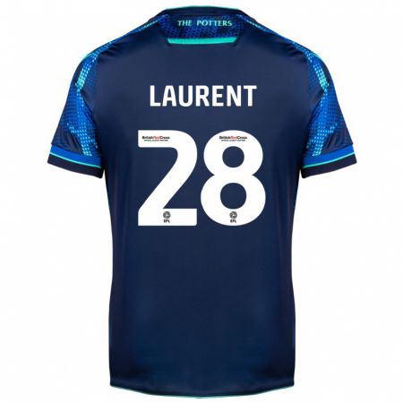 Kandiny Mujer Camiseta Josh Laurent #28 Armada 2ª Equipación 2023/24 La Camisa Chile